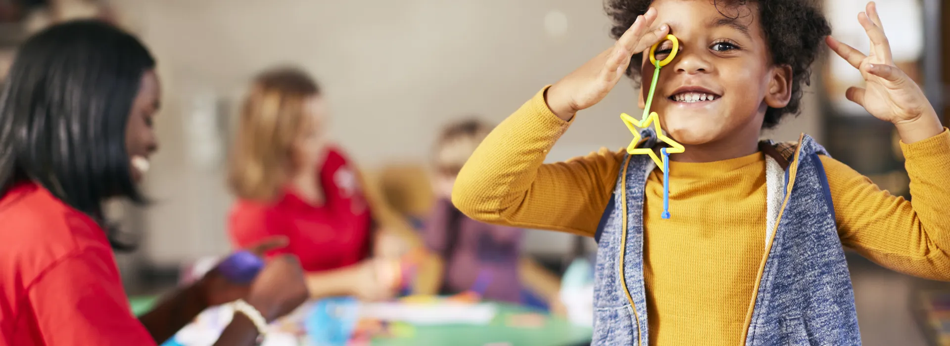 kids in camp with counselors